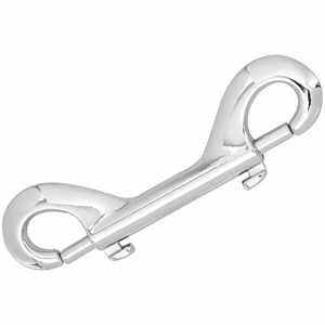 Campbell T7615302 Double-Ended Bolt Snap, 60 lb Working Load, Zinc, Nickel-Plated