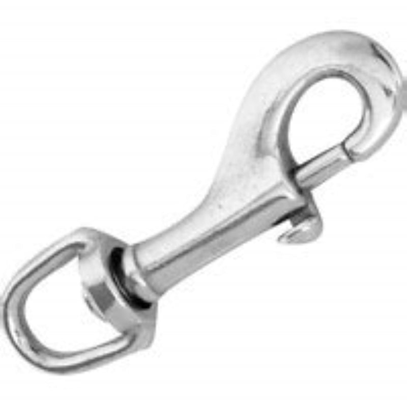 Campbell T7615422 Bolt Snap, 1 in, 90 lb Working Load, Zinc, Nickel-Plated