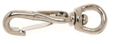 Campbell T7615602 Swiveling Spring Snap, 7/32 in Snap Opening, 1/4 in Dia x 2 in L Dimensions, 1/4 in, Malleable Iron, Pack of 10