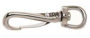 Campbell T7615902 Spring Snap Link, 3/8 in, 30 lb Working Load, Zinc, Nickel-Plated, Pack of 10