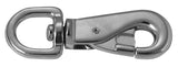 Campbell T7616302 Swiveling Animal Tie Snap, 7/8 in, 150 lb Working Load, Zinc, Nickel