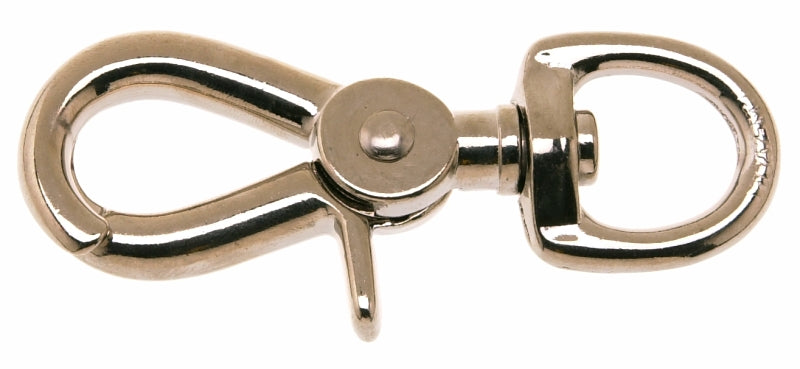 Campbell T7616602 Swiveling Trigger Snap, 3/4 in, 90 lb Working Load, Malleable Iron, Nickel
