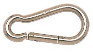 Campbell T7630406 Spring Snap Link, 1/4 in, 160 lb Working Load, Stainless Steel