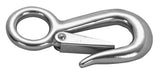 Campbell T7631614 Snap Hook, 1-1/8 in, 400 lb Working Load, Stainless Steel