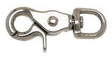 Campbell T7631704 Swiveling Trigger Snap, 1/2 in, 80 lb Working Load, Stainless Steel