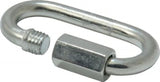 Campbell T7645106V Quick Snap Link, 1/8 in, 220 lb Working Load, Steel, Zinc, Pack of 10