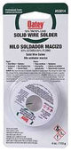 Oatey 53014 Leaded Wire Solder, 1/4 lb Carded, Solid, Silver, 361 to 421 deg F Melting Point