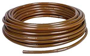 Rain Bird ET63-100S Emitter Tubing, 100 ft L, Brown