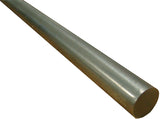 K & S 7140 Decorative Metal Rod, 1/4 in Dia, 36 in L, Stainless Steel, 303 Grade, Pack of 4