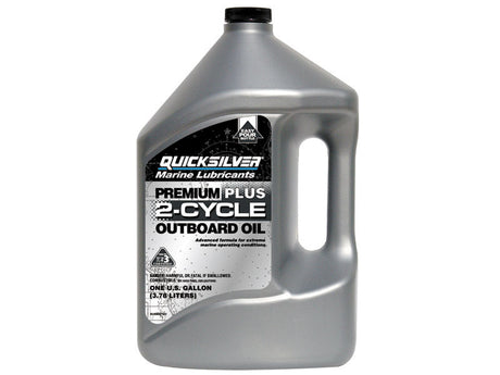 Quicksilver Marine Lubricants TC-W3 2-Cycle Outboard Motor Oil 1 gal 1 pk, Pack of 3