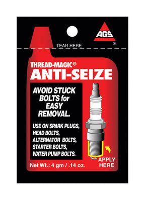 AGS Thread-Magic Anti Seize Lubricant 0.14 oz, Pack of 25