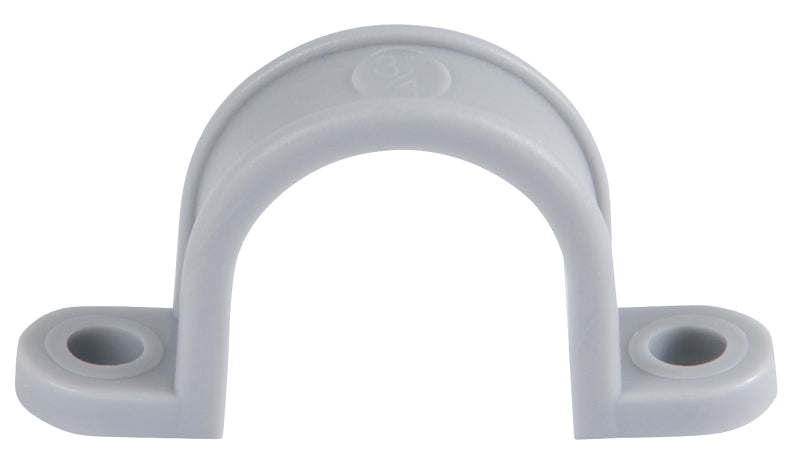 Gardner Bender GCC-120 Conduit Strap, 1/2 in, Polyethylene, Gray, 20/PK