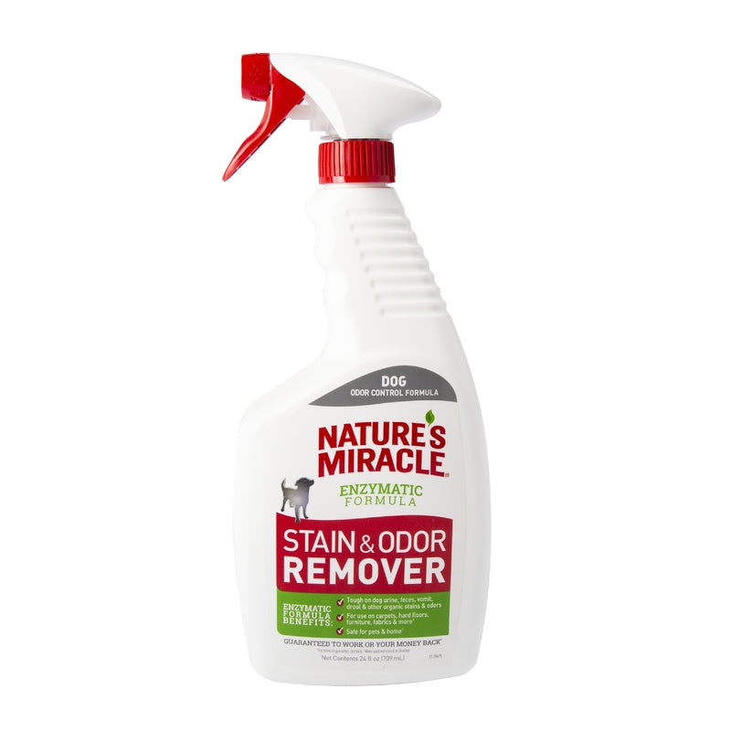 Nature's Miracle Dog Liquid Enzyme Stain And Odor Remover 24 oz, Pack of 6
