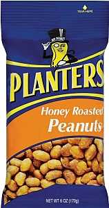 Planters 483276 Peanut, 6 oz Bag, Pack of 12