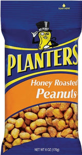 Planters 483276 Peanut, 6 oz Bag, Pack of 12