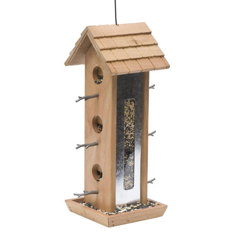 Birdscapes Bird Feeder Tin Jay Aluminum 2 lbs., Pack of 2