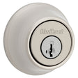 Kwikset 660 15 RCAL RCS Deadbolt, Metal, Satin Nickel, 2-3/8, 2-3/4 in Backset, K3 Keyway, 1-3/4 to 1-3/8 in Thick Door
