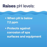 HTH Spa Granule pH Plus 2 lb, Pack of 6