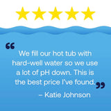 HTH Spa Granule pH Minus 2.5 lb, Pack of 6