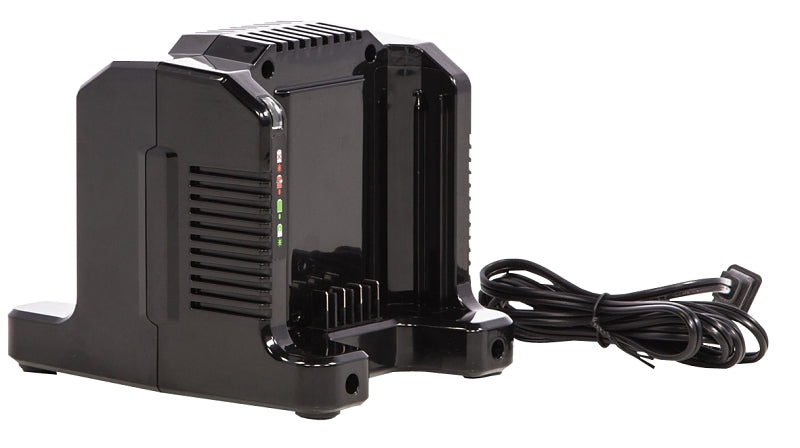 Greenworks Pro Series 2958602AZ Dual-Port Rapid Charger, 80 V, 5 Ah, 8 A Charge, 90 min Charge, Battery Included: No