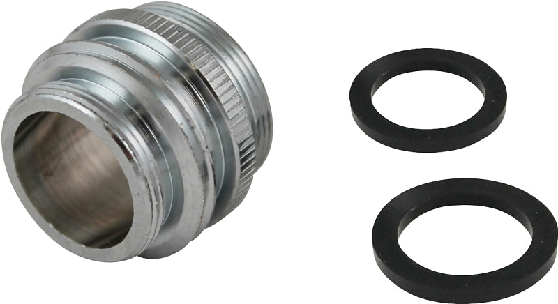 Plumb Pak PP800-60LF Faucet Aerator Adapter, 15/16 x 55/64 x 3/4 in, Male x Female x MHT, Chrome-Plated