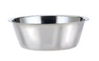 HiLo Silver Plain Stainless Steel 5 qt Pet Dish For Dogs
