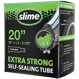Slime 30049 Bike Tube, 20 x 2-1/8 in Dimensions, Self-Sealing