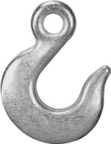 Campbell T9100424 Eye Slip Hook, 3/4 in, 1/4 in, 1300 lb Working Load, 43 Grade, Steel, Zinc