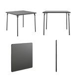 Cosco 34 in. W X 34 in. L Square Folding Table, Pack of 2
