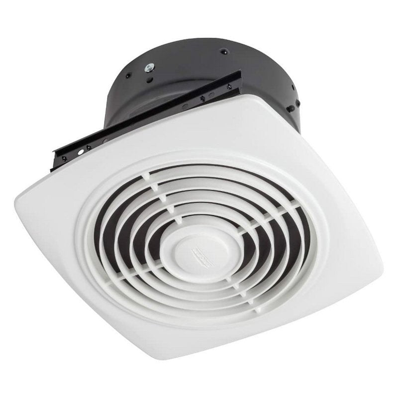 Broan 8-Inch Vertical Discharge Fan, 200 CFM, 8.5 Sones, Housing 8-1/4”W x 7”H, Grille 11-1/2”