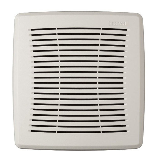Broan FGR101 Bathroom Exhaust Fan Grille, 9-1/2 in L, 9-1/4 in W, Polypropylene, White