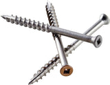 Simpson Strong-Tie S07C162FBP Deck Screw, #7 Thread, 1-5/8 in L, Coarse Thread, Trim Head, Square Drive, 135/PK