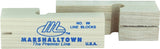 Marshalltown 86 Line Block, 3-3/4 in L, Wood