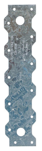 Simpson Strong-Tie ST Series ST292 Strap Tie, 9-5/16 in L x 2-1/16 in W Dimensions, 20 ga, Steel, Galvanized/Zinc, 1/PK, Pack of 50
