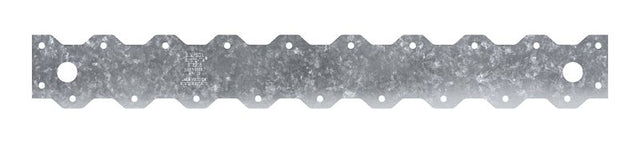 Simpson Strong-Tie ST Series ST6215 Strap Tie, 16-5/16 in L x 2-1/16 in W Dimensions, 16 ga, Steel, Galvanized/Zinc, Pack of 25