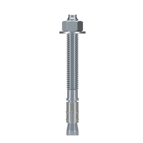 Simpson Strong-Tie Strong-Bolt 2 STB2-37334P1 Wedge Anchor, 3/8 in Dia, 3-3/4 in OAL, Carbon Steel, Zinc, Pack of 15