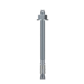Simpson Strong-Tie Strong-Bolt 2 STB2-37500P1 Wedge Anchor, 3/8 in Dia, 5 in L, Carbon Steel, Zinc, Pack of 15