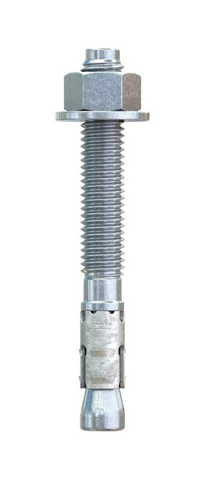 Simpson Strong-Tie Strong-Bolt 2 STB2-50414P1 Wedge Anchor, 1/2 in Dia, 4-1/4 in OAL, Carbon Steel, Zinc, Pack of 10