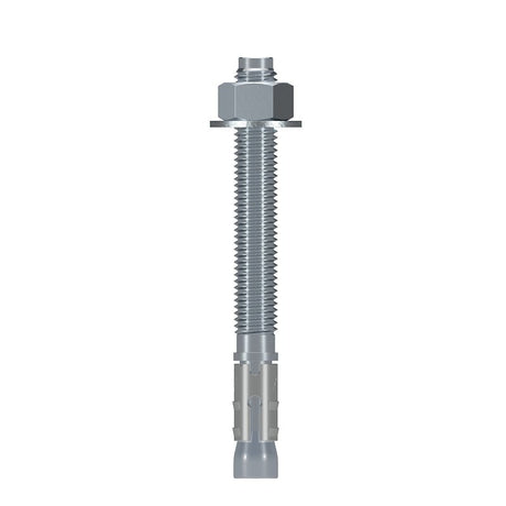 Simpson Strong-Tie Strong-Bolt 2 STB2-62600P1 Wedge Anchor, 5/8 in Dia, 6 in OAL, Carbon Steel, Zinc, Pack of 10