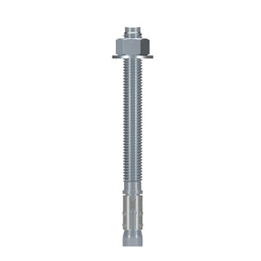 Simpson Strong-Tie Strong-Bolt 2 STB2-62700P1 Wedge Anchor, 5/8 in Dia, 7 in OAL, Carbon Steel, Zinc, Pack of 10