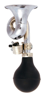 Bell Sports Honker 300 Steel Bugle Horn Silver/Black