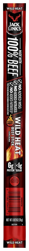 Jack Link's 88263 Snack, Stick, Hot, Spicy, 1.5 oz, Pack of 24