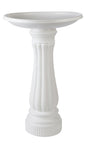 Union Products White Plastic 25 in. Bird Bath, Pack of 6