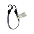 Keeper Black/White Flat Bungee Cord 24 in. L X 0.14 in. 1 pk