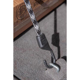 Keeper Black/White Flat Bungee Cord 24 in. L X 0.14 in. 1 pk