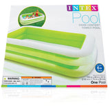 Intex 203 gal Rectangular Plastic Inflatable Pool 22 in. H X 69 in. W X 103 in. L