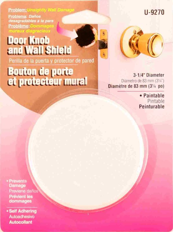 Prime-Line U 9270 Smooth Protector, 3-1/4 in Dia Base, Vinyl