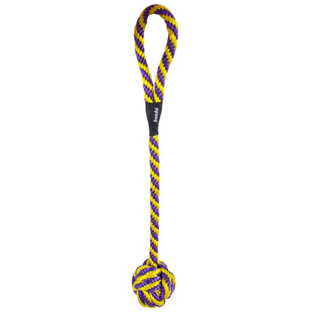 Booda For Dog Multicolored Polypropylene Wing-a-Ball Dog Toy Large