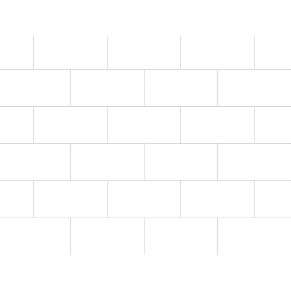 WHITE SUBWAY BACKSPLASH 18X24