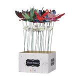 Exhart WindyWings Assorted Plastic 16 in. H X 4 in. W Planter Stake, Pack of 24